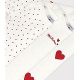 Petit Bateau - Rompertjes - Multi - Katoen - Set van 3 met Lange Mouwen