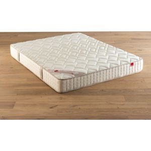 Matras met multispire veren L’illustre EPEDA.  materiaal. Maten 120 x 200 cm. Beige kleur