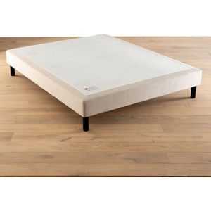 Bedbodem met beklede latten Le nature Médium EPEDA. Multiplex materiaal. Maten 2 x 100 x 200 cm. Beige kleur