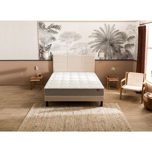 Matras 580 pocketveren, stevig, Destination EPEDA.  materiaal. Maten 140 x 200 cm. Wit kleur