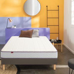 Cool Morning opgerolde matras+beddenbodem in kit MERINOS. Multiplex materiaal. Maten 90 x 190 cm. Andere kleur