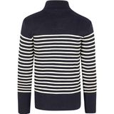 Armor-Lux - Camionneur Half Zip - Trui - Navy - Wol