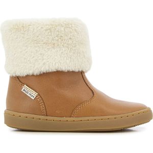 Bottines in leer Play Boots Fur SHOO POM. Leer materiaal. Maten 31. Kastanje kleur