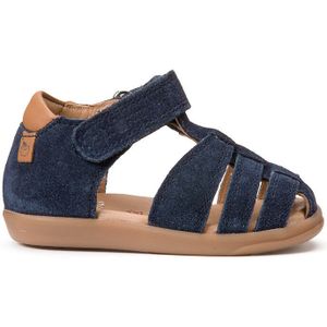 Leren sandalen Pika Tonton SHOO POM. Leer materiaal. Maten 24. Blauw kleur