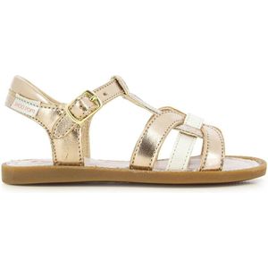 Sandalen Solar Buckle SHOO POM. Canvas materiaal. Maten 24. Roze kleur