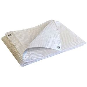 Afdekzeil 4 x 10 m - TECPLAST - TR170MU - Transparant versterkt dekzeil - Hoge kwaliteit - Waterdicht UV-bestendig