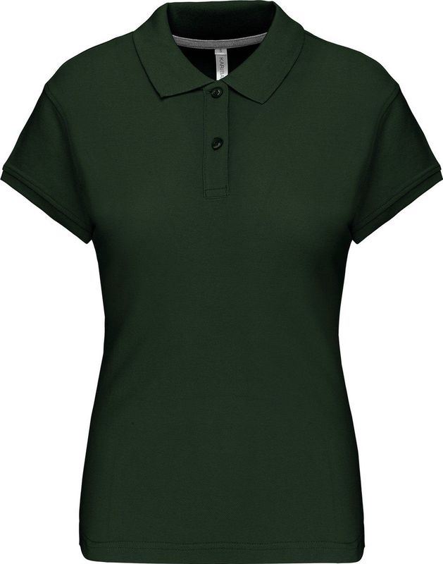 Kariban Damespolo korte mouwen K242 - Forest Green