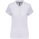 Kariban Damespolo korte mouwen K242 - White