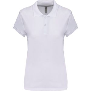 Kariban Damespolo korte mouwen K242 - White