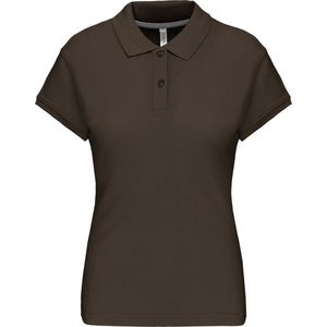 Kariban Damespolo korte mouwen K242 - Dark Khaki