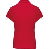 Kariban Damespolo korte mouwen K242 - Red
