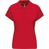 Kariban Damespolo korte mouwen K242 - Red