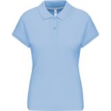 Kariban Damespolo korte mouwen K242 - sky blue
