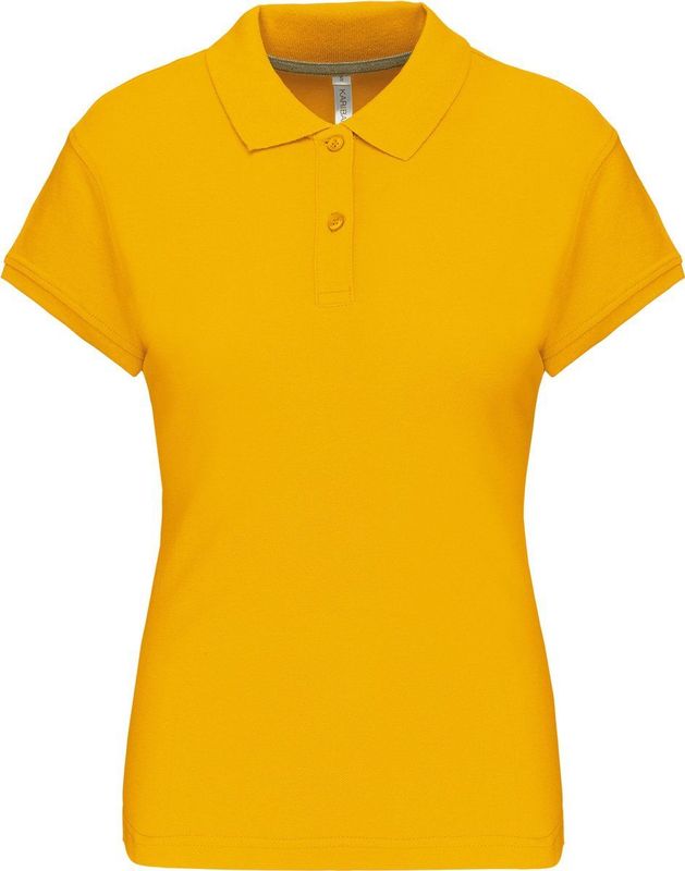 Kariban Damespolo korte mouwen K242 - Yellow