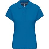 Kariban Damespolo korte mouwen K242 - Tropical Blue