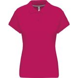 Kariban Damespolo korte mouwen K242 - Fuchsia