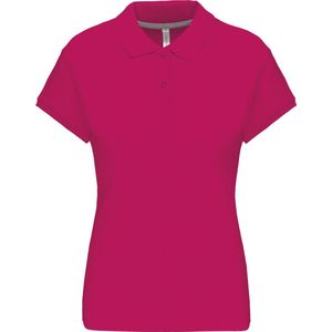 Kariban Damespolo korte mouwen K242 - Fuchsia