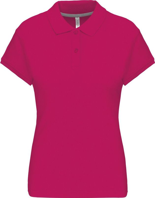 Kariban Damespolo korte mouwen K242 - Fuchsia