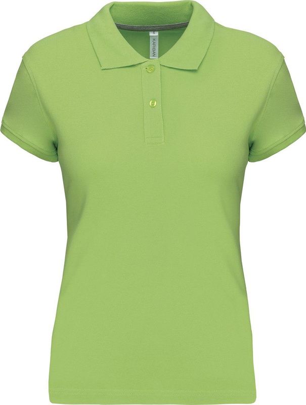 Kariban Damespolo korte mouwen K242 - Lime