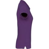Kariban Damespolo korte mouwen K242 - purple