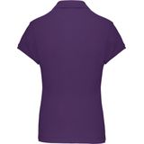 Kariban Damespolo korte mouwen K242 - purple