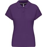 Kariban Damespolo korte mouwen K242 - purple