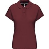 Kariban Damespolo korte mouwen K242 - Wine