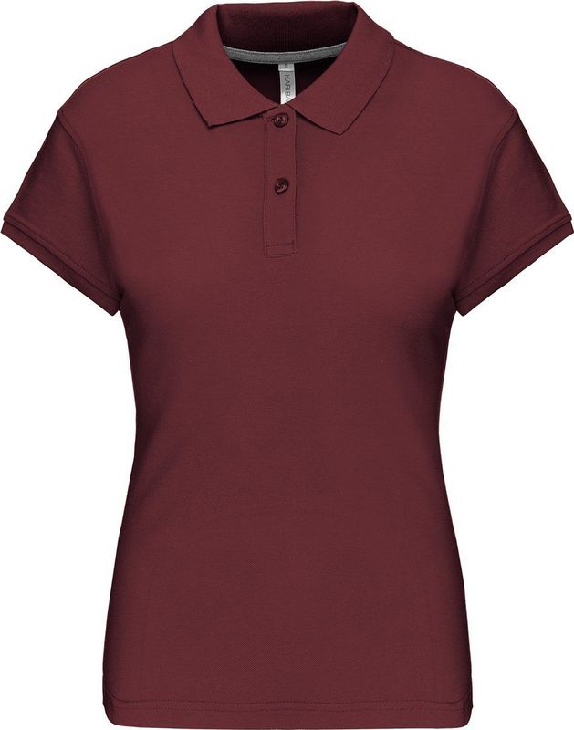 Kariban Damespolo korte mouwen K242 - Wine