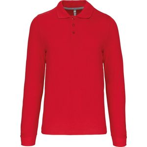 Kariban Polo lange mouwen K243 - Red