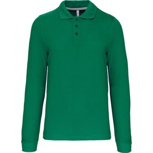 Kariban Polo lange mouwen K243 - Kelly Green