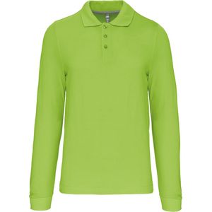 Kariban Polo lange mouwen K243 - Lime