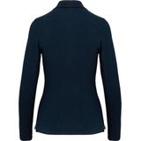 Kariban - Damespolo Lange Mouwen - Navy - 100% Gekamd Katoen