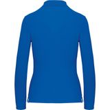 Kariban - K244 - Damespolo - Light Royal Blue - Lange Mouwen