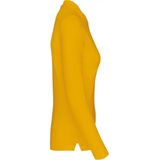 Kariban - K244 - Damespolo - Geel - Lange Mouwen