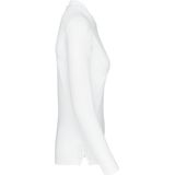 Kariban - K244 - Damespolo - Wit - Lange Mouwen