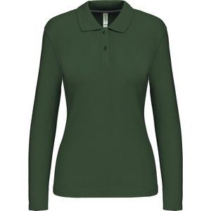 Kariban - K244 - Damespolo - Forest Green - Lange Mouwen