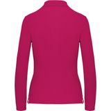 Kariban - K244 - Damespolo - Fuchsia - Lange Mouwen