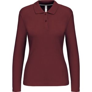 Kariban - K244 - Damespolo - Wine - Lange Mouwen