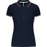Kariban - Damespolo K251 - Navy - Korte Mouwen - 100% Katoen Piqué