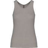 Kariban - Tank Top - Lichtgrijs - 100% Katoen - Racerback