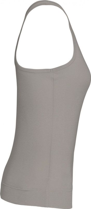 Kariban - Tank Top - Lichtgrijs - 100% Katoen - Racerback