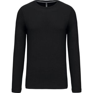 Kariban T-shirt ronde hals lange mouwen K359 - Black