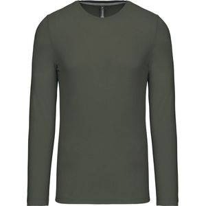Kariban T-shirt ronde hals lange mouwen K359 - Dark Khaki