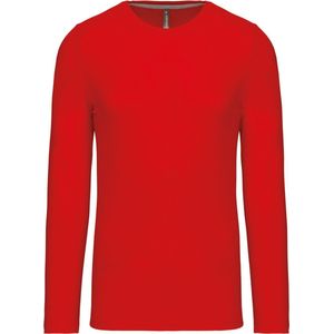 Kariban T-shirt ronde hals lange mouwen K359 - Red