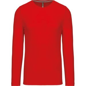 Kariban T-shirt ronde hals lange mouwen K359 - Red