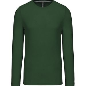 Kariban T-shirt ronde hals lange mouwen K359 - Forest Green