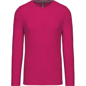 Kariban T-shirt ronde hals lange mouwen K359 - Fuchsia