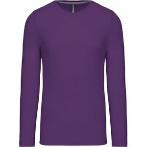 Kariban T-shirt ronde hals lange mouwen K359 - purple
