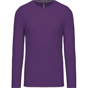 Kariban T-shirt ronde hals lange mouwen K359 - purple