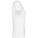 Kariban Dames t-shirt ronde hals korte mouwen K380 - White